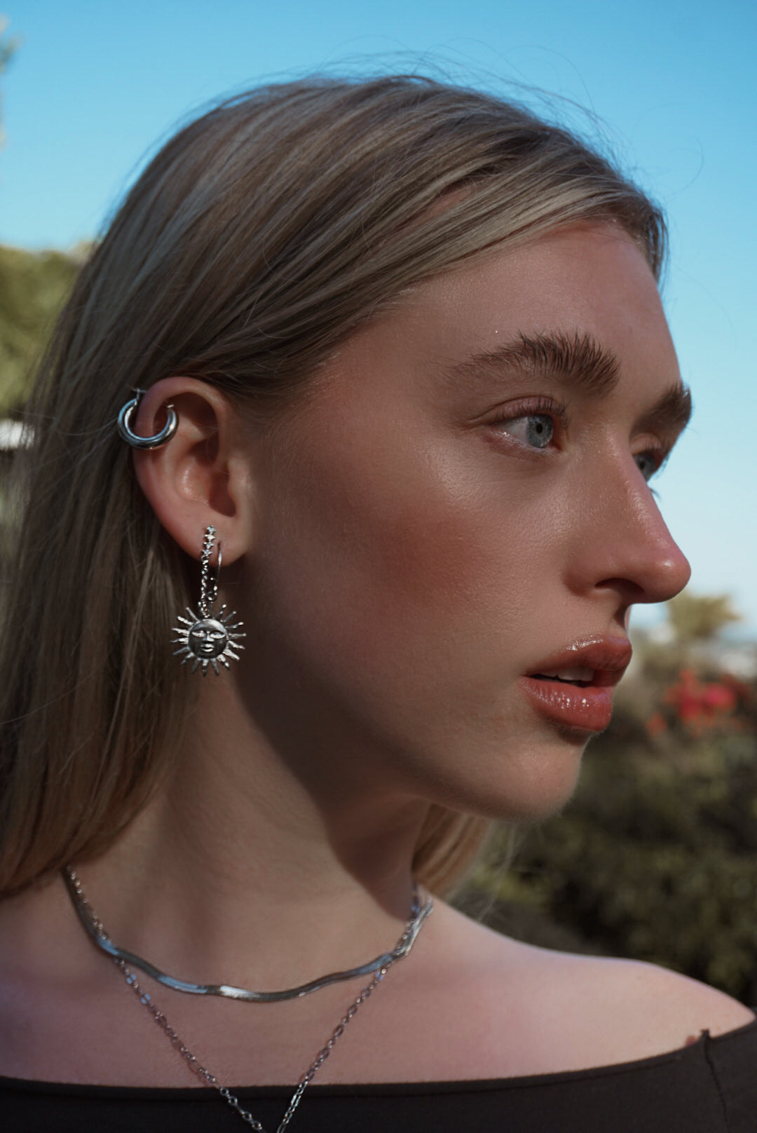 SOL EARRINGS SILVER