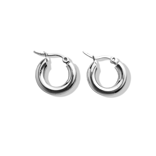 MALIBU HOOPS SILVER